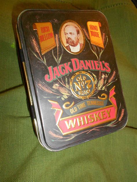 jack daniels metal tin box|jack daniel's collector tins.